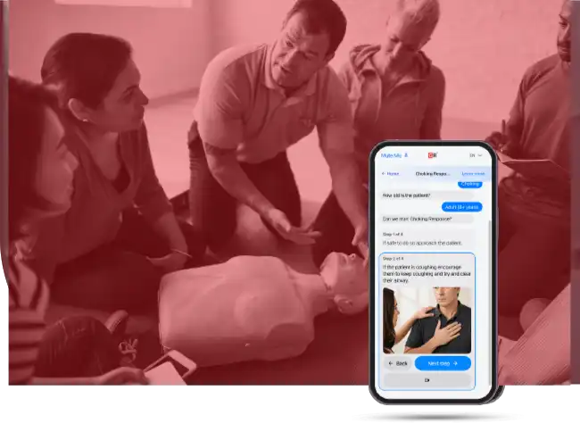 choking adult app screen